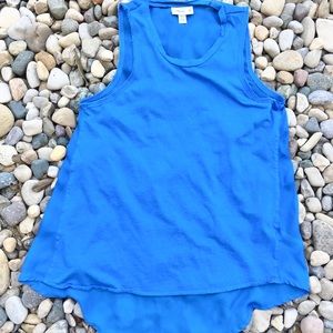 Phillip Lim for Target Blue Sleeveless Tank Top